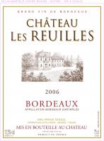 Chateau Les Reuilles Rouge New Label Chateau Les Reuilles Rouge New Label