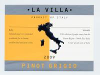 La Villa Pinot Grigio Label