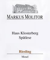 New Haus Klosterberg Spatlese Label New Haus Klosterberg Spatlese Label
